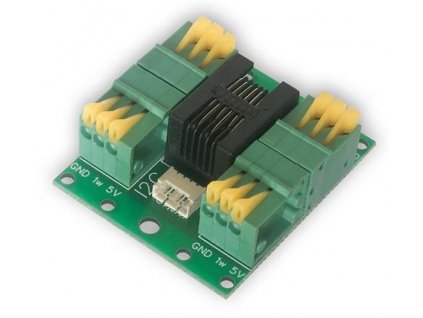 TinyControl RJ12 splitter - 4x1-Wire + 1xI2C