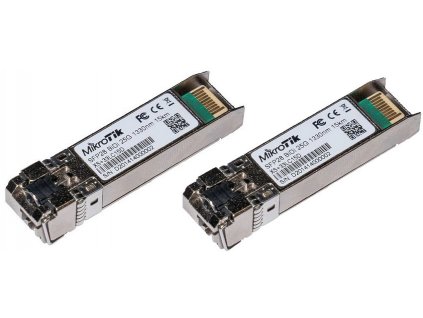 MikroTik XS+2733LC15D, SM, 15km, 1/10/25G, 1270nm + 1330nm, pár modulů obrázok | Wifi shop wellnet.sk