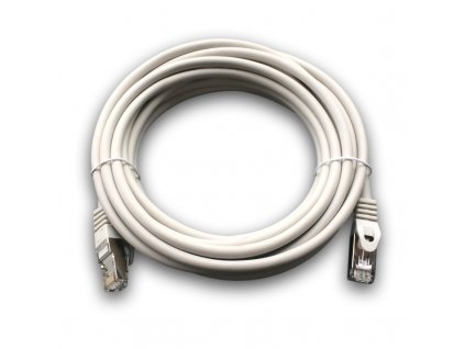 DATACOM Patch cord S/FTP CAT6A 5m šedý obrázok | Wifi shop wellnet.sk