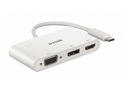 D-Link 3-in-1 USB-C to HDMI/VGA/DisplayPort Adapter obrázok | Wifi shop wellnet.sk