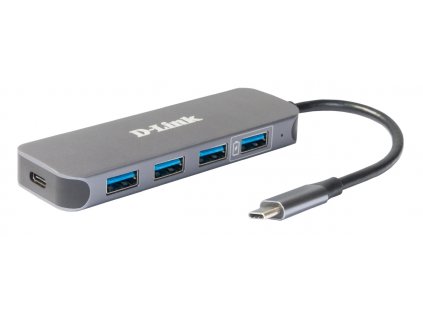 D-Link USB-C to 4-Port USB 3.0 Hub with Power Delivery obrázok | Wifi shop wellnet.sk