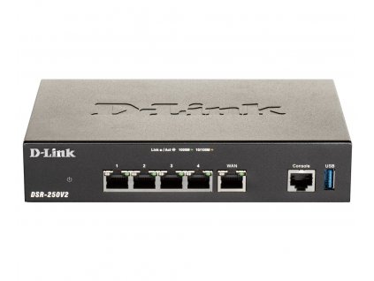 D-Link DSR-250V2/E Unified Service Router obrázok | Wifi shop wellnet.sk