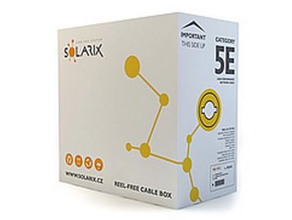 Instal.kabel Solarix CAT5E UTP PVC 305m lanko obrázok | Wifi shop wellnet.sk