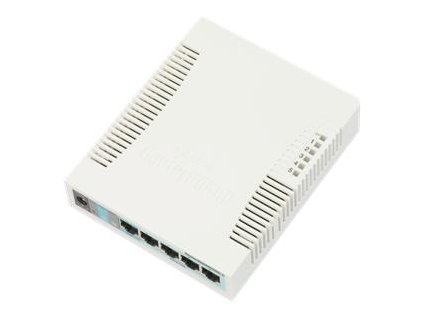 Mikrotik RB260GS nastav. 5x Gbit + 1xSFP switch obrázok | Wifi shop wellnet.sk