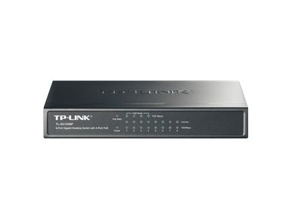 TP-Link TL-SG1008P 8xGB (4xPOE) 64W Desktop fanless Switch obrázok | Wifi shop wellnet.sk