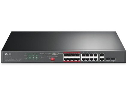 TP-Link TL-SL1218MP ver.2 16xFE 2xGb 2xSFP Unmanaged CCTV Switch 150W POE+ obrázok | Wifi shop wellnet.sk