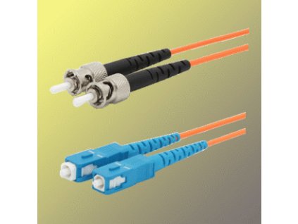 Optický patchkabel duplex ST-SC, 62,5/125 um MM,3m, OM1 obrázok | Wifi shop wellnet.sk