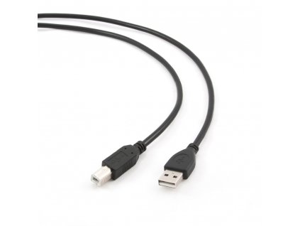 USB kabel typu AB, délka 1,8m HQ černý obrázok | Wifi shop wellnet.sk