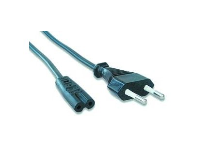 Síťový kabel VDE 220/230V, 1,8 m (napájecí 2 piny) obrázok | Wifi shop wellnet.sk