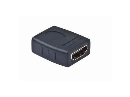 Kab. redukce HDMI-HDMI F/F,zlacené kontakty, černá obrázok | Wifi shop wellnet.sk