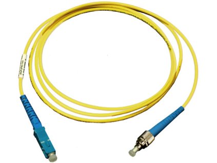 Optický patchcord 9/125 SC - FC, PC 2m, OS2 obrázok | Wifi shop wellnet.sk