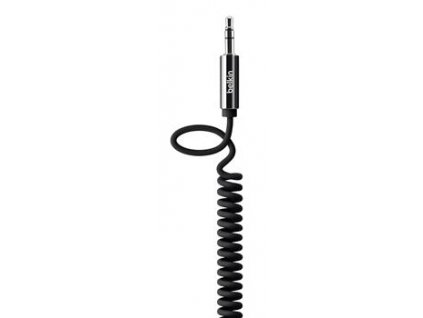 BELKIN MixIt AUX kabel kroucený, 1.8m, černý obrázok | Wifi shop wellnet.sk