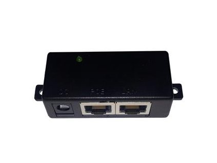 MikroTik pasivní PoE adaptér s LED, jack 2,1/5,5mm obrázok | Wifi shop wellnet.sk