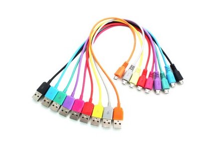 4World Datový kabel micro USB 1.0m Purple obrázok | Wifi shop wellnet.sk