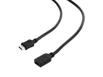 Kabel HDMI-HDMI M/F 1,8m, 1.4, prodlužovací černý obrázok | Wifi shop wellnet.sk