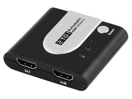 PremiumCord HDMI switch 2:1 automatický obrázok | Wifi shop wellnet.sk