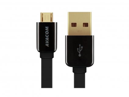 Kabel AVACOM MIC-40K USB - Micro USB, 40cm, černá obrázok | Wifi shop wellnet.sk
