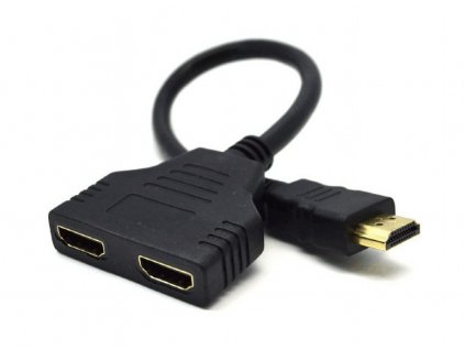 GEMBIRD HDMI splitter, pasivní, kabel, 2 cesty obrázok | Wifi shop wellnet.sk