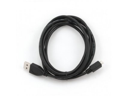 Kabel USB A-B micro, 1m, 2.0, černý, high quality obrázok | Wifi shop wellnet.sk