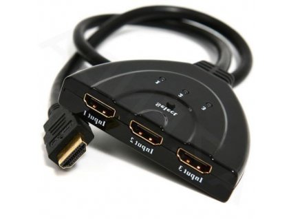 GEMBIRD Datový přepínač HDMI switch, 3 cesty obrázok | Wifi shop wellnet.sk