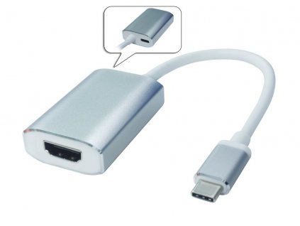 PremiumCord Převodník USB-C - HDMI, 4K@60Hz, hliníkové pouzdro obrázok | Wifi shop wellnet.sk