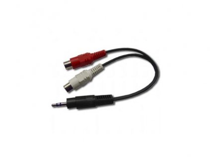 GEMBIRD kabel mnijack - 2xCinch (F), 20cm obrázok | Wifi shop wellnet.sk