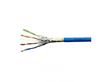 Kabel F/FTP Cat.6a 500 MHz 4x2xAWG23, LS0H modrý, Dca, 500m obrázok | Wifi shop wellnet.sk