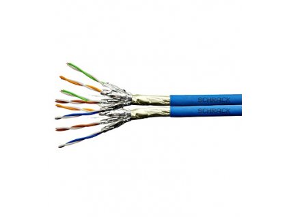 Kabel F/FTP Cat.6a 500 MHz 2x(4x2xAWG23),LS0H modrý,Dca,500m obrázok | Wifi shop wellnet.sk