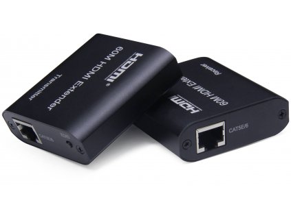 PremiumCord HDMI extender na 60m FULL HD 1080p přes jeden kabel Cat5e/6/6a/7, EDID nastavení obrázok | Wifi shop wellnet.sk