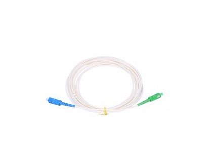SC/APC - SC/UPC simplex 9/125 SM 2m arm.bílý 3mm B3 LSZH obrázok | Wifi shop wellnet.sk