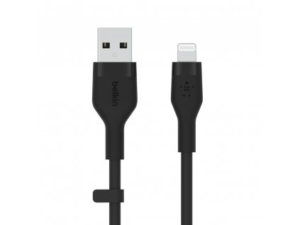 Belkin kabel USB-A na LTG_silikon, 1M, černý obrázok | Wifi shop wellnet.sk