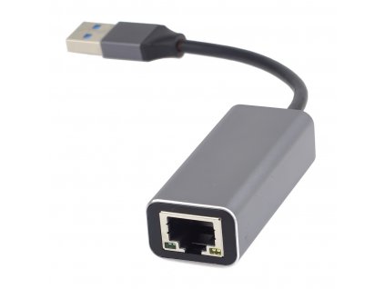 PremiumCord adaptér USB3.0 -> LAN RJ45 ETHERNET 10/100/1000 MBIT Aluminium obrázok | Wifi shop wellnet.sk