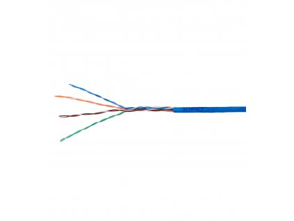 Kabel U/UTP Cat5e AWG24 PVC Eca modrý 305m obrázok | Wifi shop wellnet.sk
