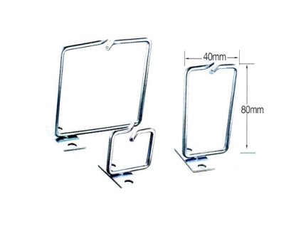 Vyvazovací háček 40x80 D1 kov levý fix,čelní gate obrázok | Wifi shop wellnet.sk