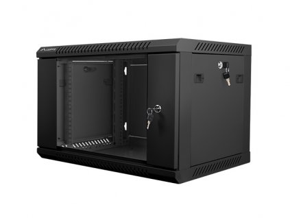 Nástěnný rack 19'' 6U 600X450mm černý flat pack obrázok | Wifi shop wellnet.sk