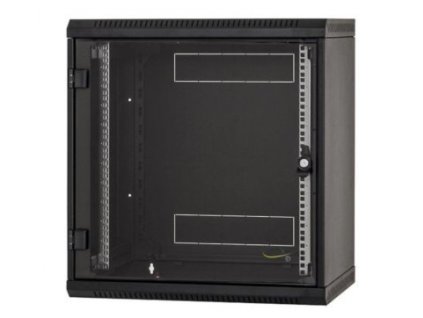 Nástěnný rack RUA 9U/600mm odn.boč.+perf.dv.černý obrázok | Wifi shop wellnet.sk