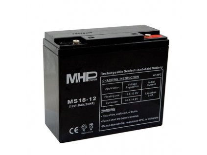 Pb akumulátor MHPower VRLA AGM 12V/18Ah (MS18-12) obrázok | Wifi shop wellnet.sk