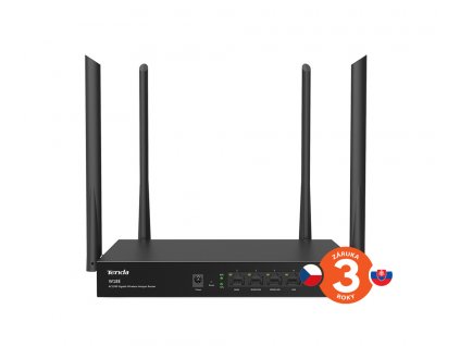 Tenda W18E WiFi Hotspot AC1200 Gigabit Router, 1xWAN, 2xWAN/LAN, 1xLAN, VPN, Captive portal, Kov obrázok | Wifi shop wellnet.sk