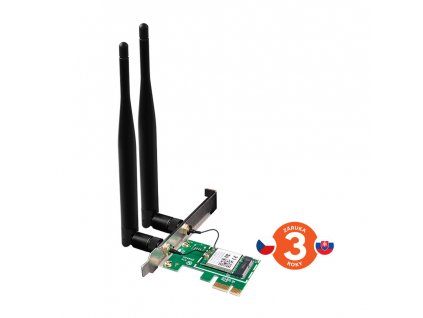 Tenda E12 Wireless AC1200 PCI Express Adapter 1167 Mbps, 2x 5 dBi, Windows 10/11, PCIe, autoinstall obrázok | Wifi shop wellnet.sk