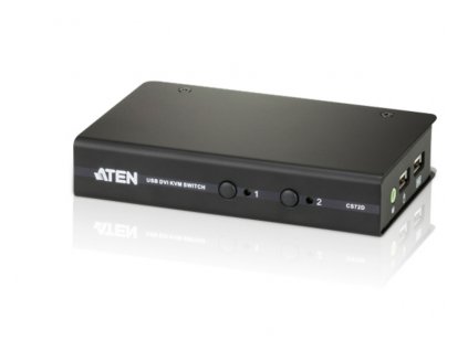 ATEN 2-port DVI KVM USB, audio 2.1, včetně kabelů obrázok | Wifi shop wellnet.sk
