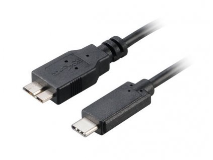 AKASA - USB 3.1 typ C na mikro B adaptér - 100 cm obrázok | Wifi shop wellnet.sk