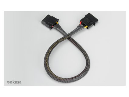 AKASA - 4-pin molex - 30 cm prodlužovací kabel obrázok | Wifi shop wellnet.sk