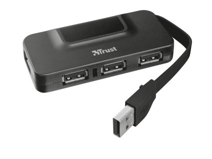 Rozbočovač TRUST Oila 4 Port USB 2.0 Hub obrázok | Wifi shop wellnet.sk