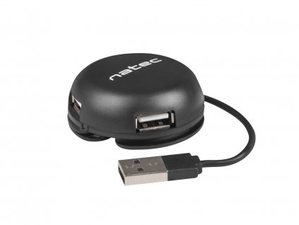 Natec BUMBLEBEE rozbočovač 3x USB 2.0 HUB černý obrázok | Wifi shop wellnet.sk
