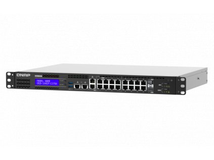 QNAP řízený switch QGD-1602P-C3758-16G (8x GbE PoE + 8x 2,5 GbE PoE + 2x 10GbE SFP+ / 16GB RAM) obrázok | Wifi shop wellnet.sk
