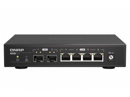 QNAP switch QSW-2104-2S (4x 2,5GbE RJ45 a 2x 10GbE SFP+) obrázok | Wifi shop wellnet.sk