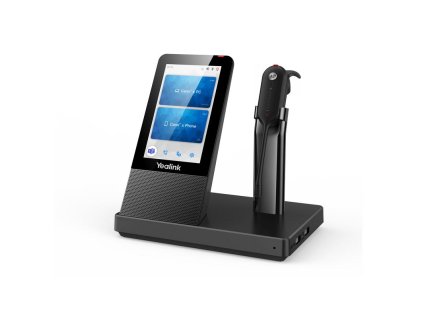 Yealink WH67 DECT základna s dotykovým LCD a s náhlavní soupravou do jednoho ucha obrázok | Wifi shop wellnet.sk