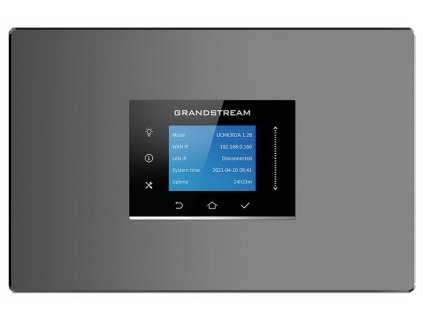 Grandstream UCM6302 Audio VoIP PBX, 500 uživ., 75 soub. hov., audiokonf. 75úč., 2xFXO, 2xFXS port obrázok | Wifi shop wellnet.sk
