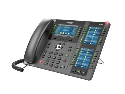 Fanvil X210 SIP telefon, 4.3" bar. disp.+ 2 přid. disp., 20 SIP,106 DSS, 2xGbit obrázok | Wifi shop wellnet.sk