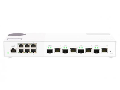 QNAP řízený switch QSW-M2106-4C (6x 2,5GbE RJ45 a 4x kombinované 10GbE SFP+ / 10GbE RJ-45) obrázok | Wifi shop wellnet.sk